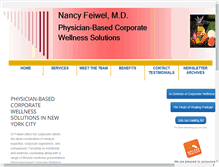 Tablet Screenshot of corporatewellnessmd.com